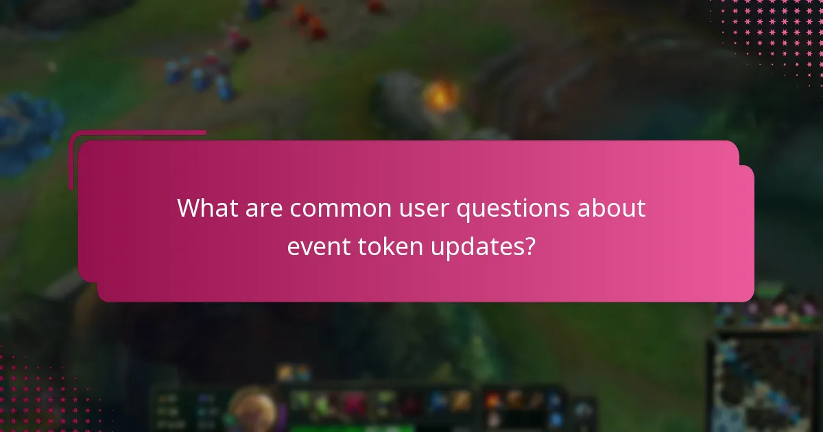 What new features have been added to event tokens?