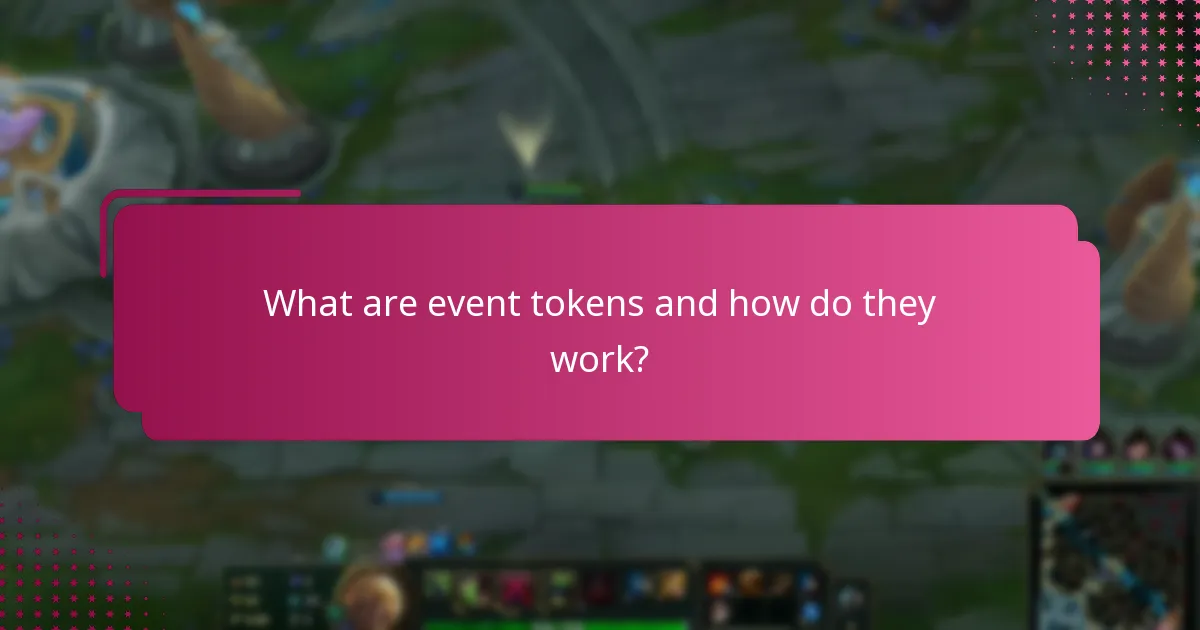 How can I protect my accounts associated with event tokens?