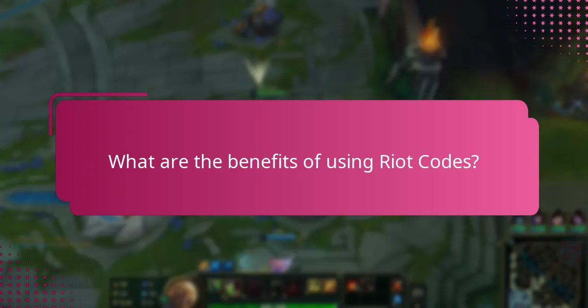 Where can I find Riot Codes?
