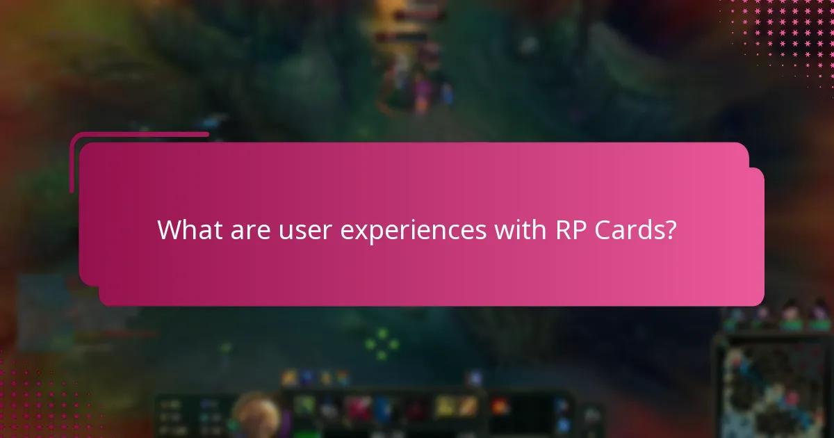 What expert insights are available on RP Cards?
