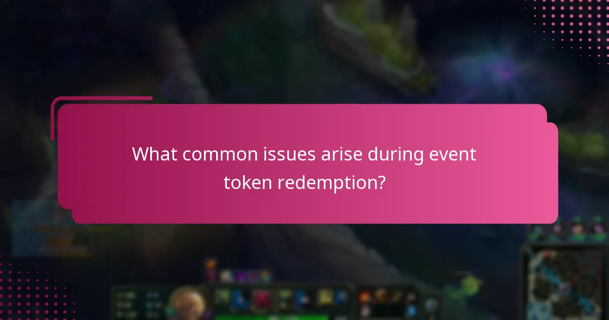 How to troubleshoot event token redemption issues?