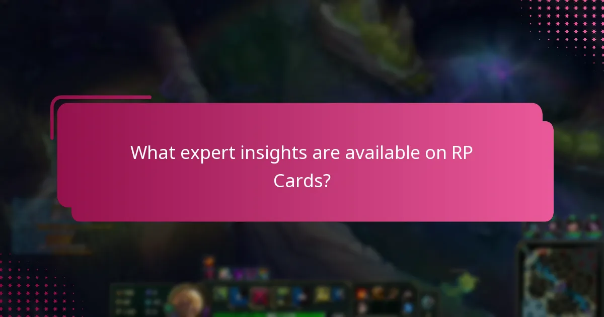 How does the RP Card compare to alternatives?