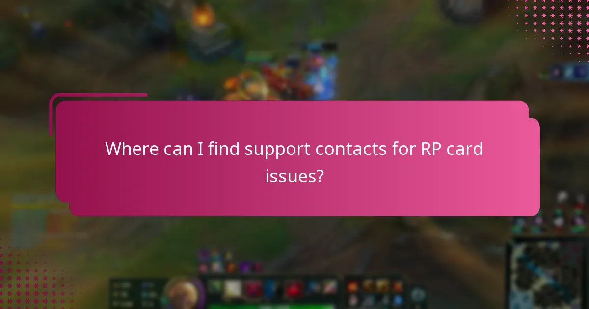 Which solutions are available for persistent RP card problems?